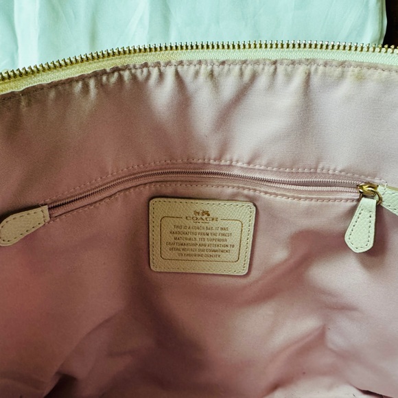 Coach Floral Brentwood Taylor Leather Tote Purse - Picture 6 of 10